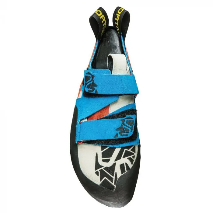 La Sportiva Otaki Mens Climbing Shoe - Blue/Flame - Image 2