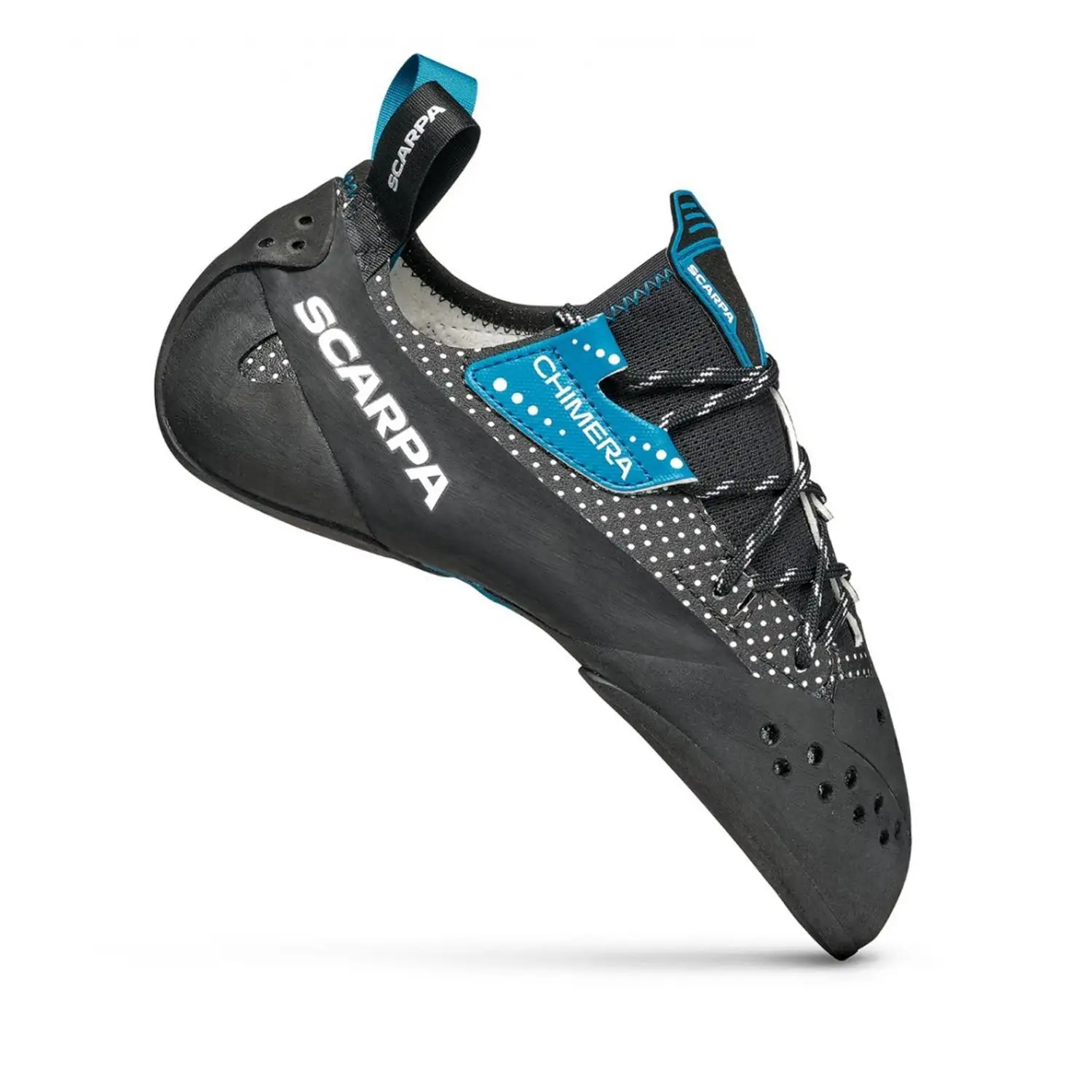 Scarpa Chimera Climbing Shoe - Black/White/Azure
