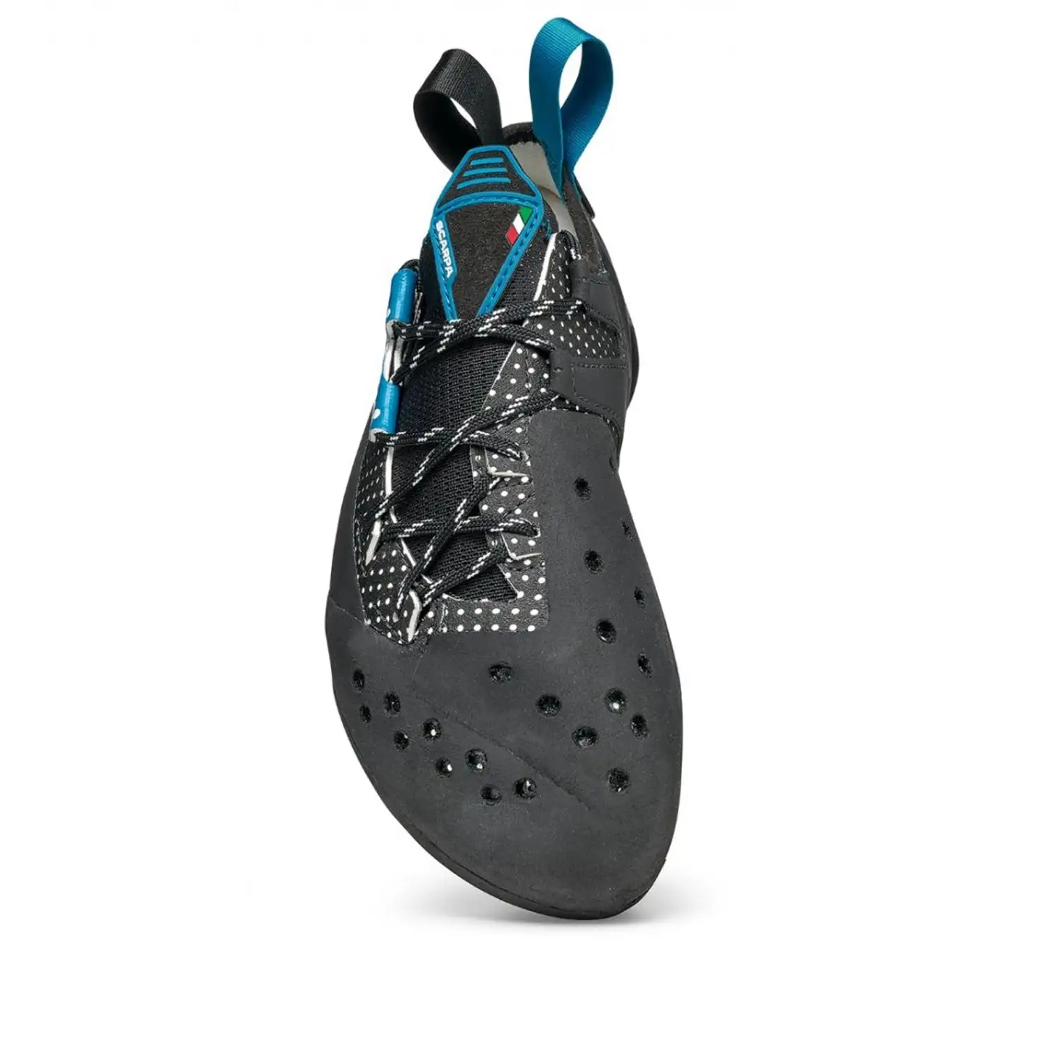 Scarpa Chimera Climbing Shoe - Black/White/Azure - Image 2