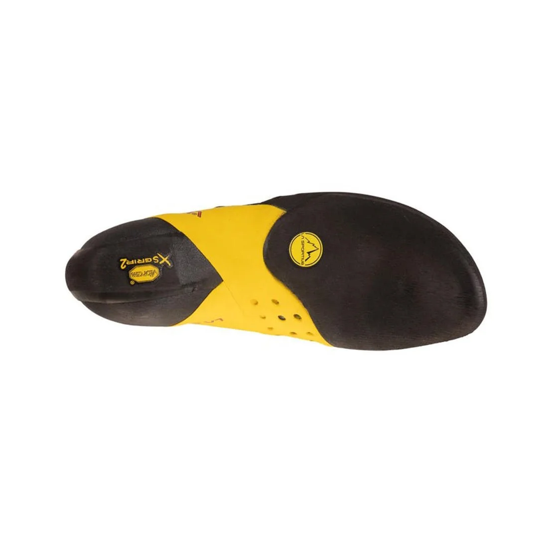 La Sportiva Solution Comp Mens Climbing Shoe - Black/Yellow - Image 4