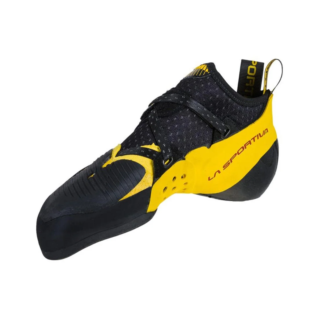 La Sportiva Solution Comp Mens Climbing Shoe - Black/Yellow - Image 6