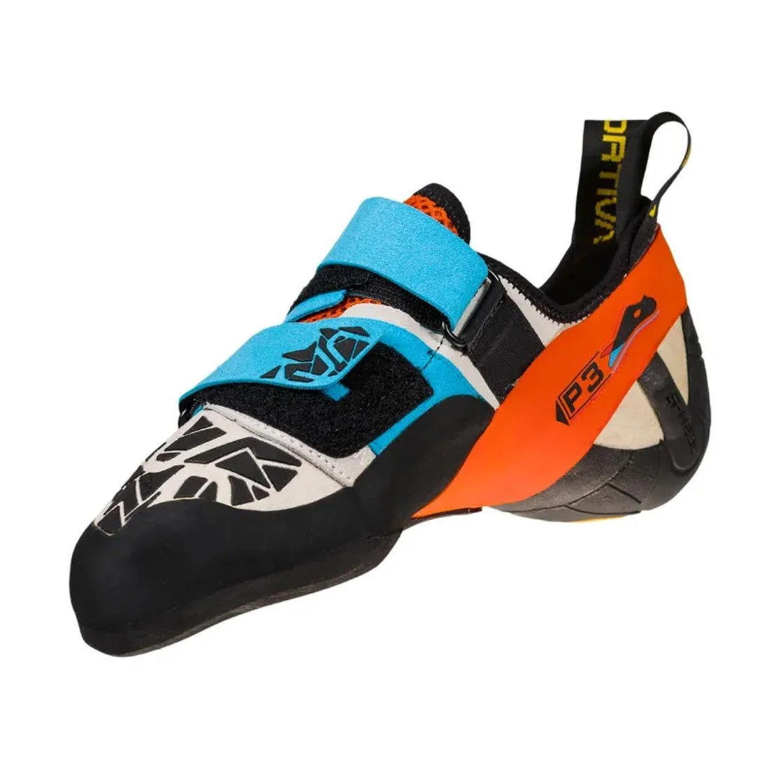 La Sportiva Otaki Mens Climbing Shoe - Blue/Flame - Image 3