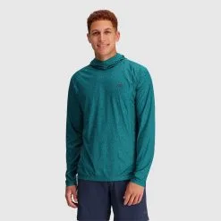 Outdoor Research Echo Printed Mens Long Sleeve Hooded Top