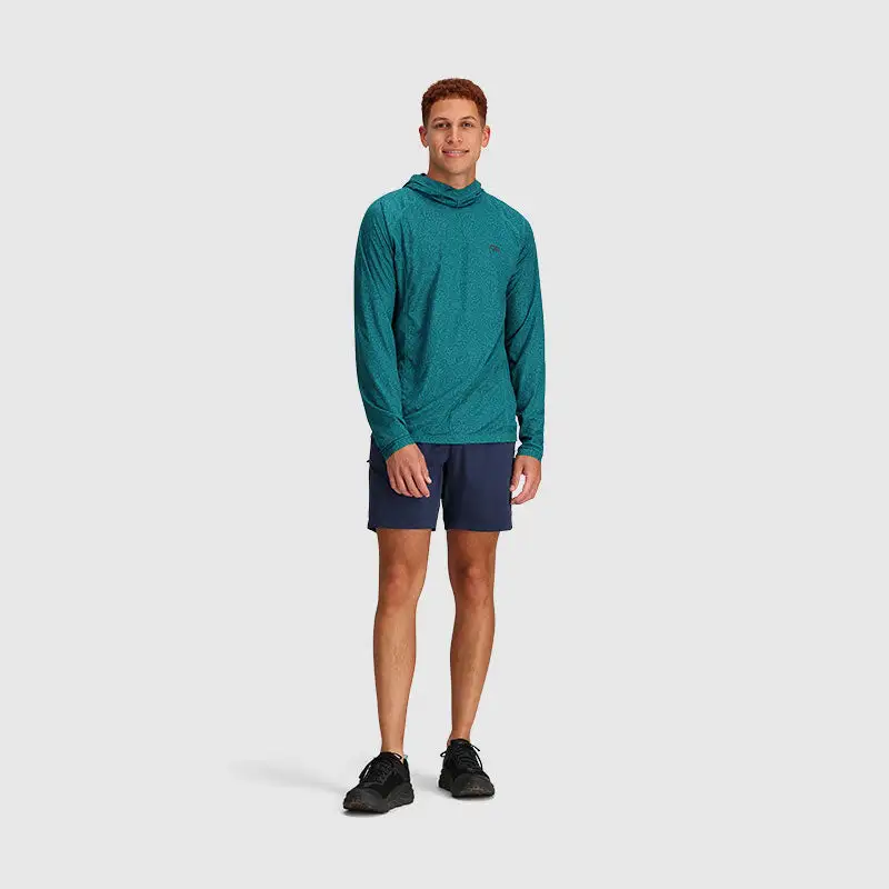 Outdoor Research Echo Printed Mens Long Sleeve Hooded Top - Image 3