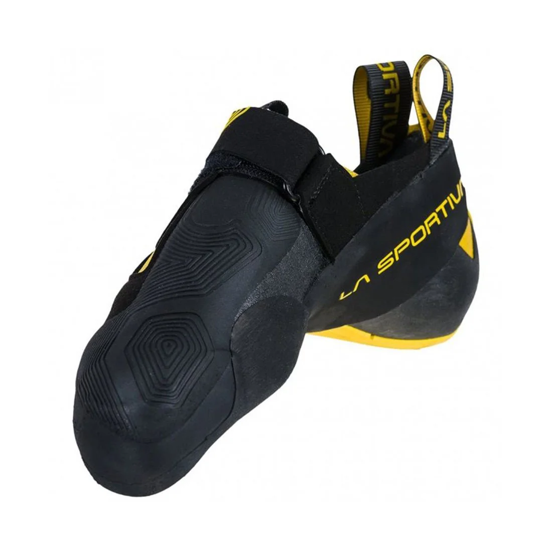 La Sportiva Theory Climbing Shoe - Black/Yellow - Image 3