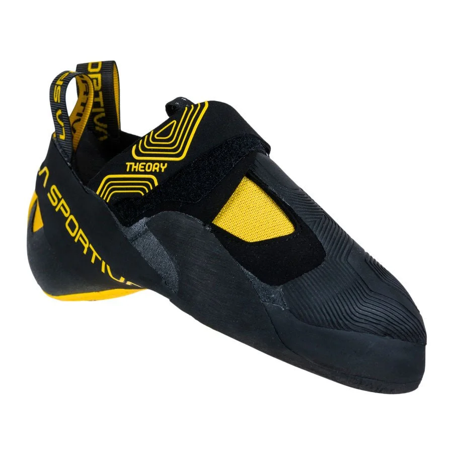 La Sportiva Theory Climbing Shoe - Black/Yellow - Image 4