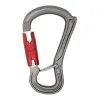 DMM Ceros Kwiklock Climbing Carabiner - Titanium/Red